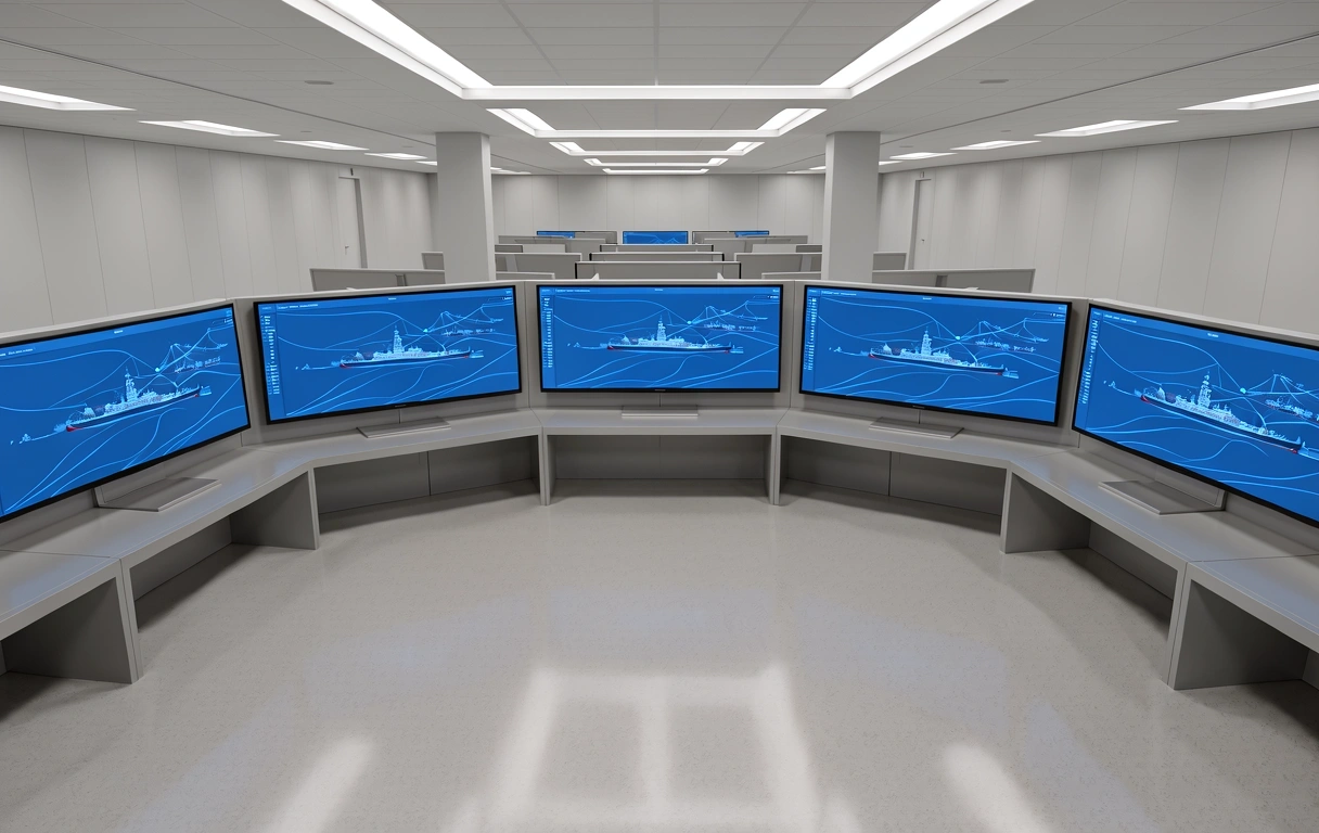 Strategic maritime operations data visualization environment